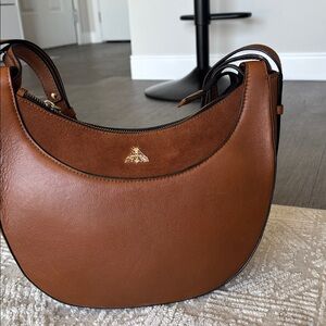 Brown Original Leather Shoulder Bag - Brand new custom made.